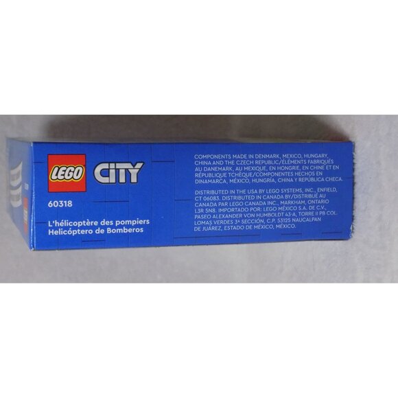 LEGO City Fire Helicopter Toy 60318 Brand New Building Toys - Picture 7 of 10